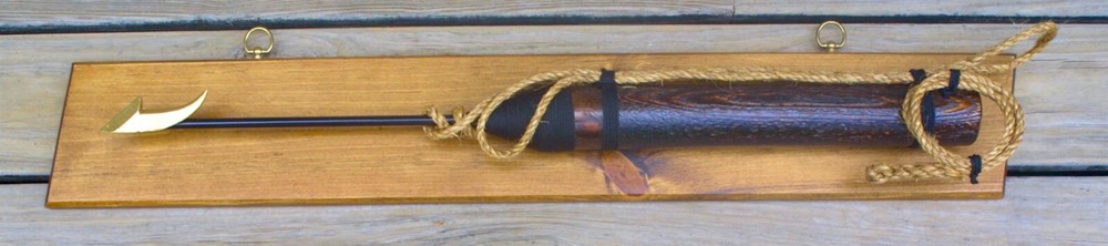 3' Harpoon Plaque - nautical decor