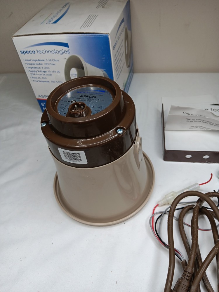 Speco Technologies ASPC-20 Mobile Weatherproof PA Speaker