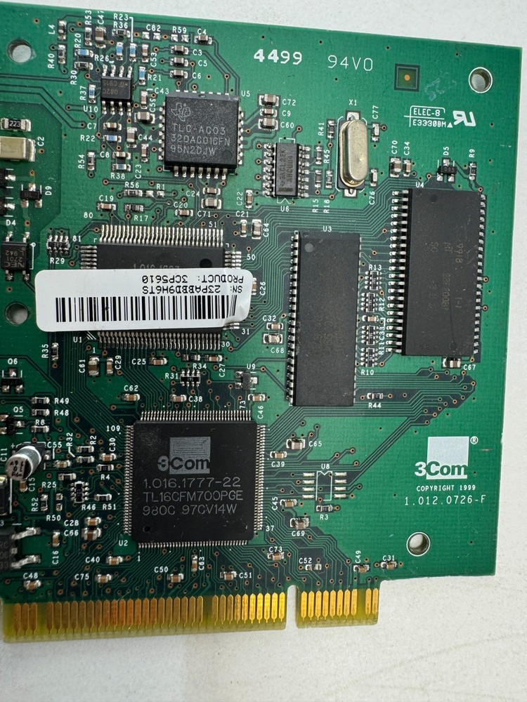 US Robotics 3Com 56K PCI Fax Modem Model 0726 Voice Internal