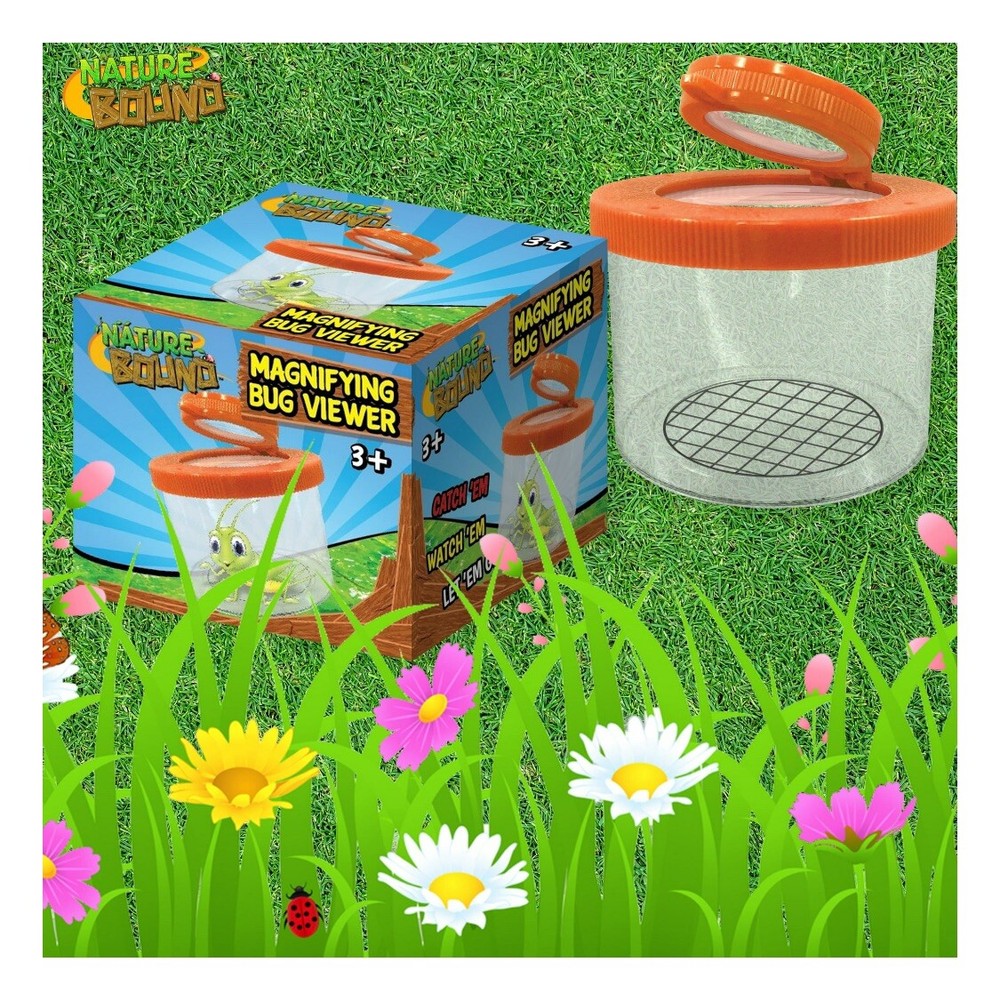Magnifying Bug Viewer - Catch and Release Jar for Bugs and Insects - Includes Ad