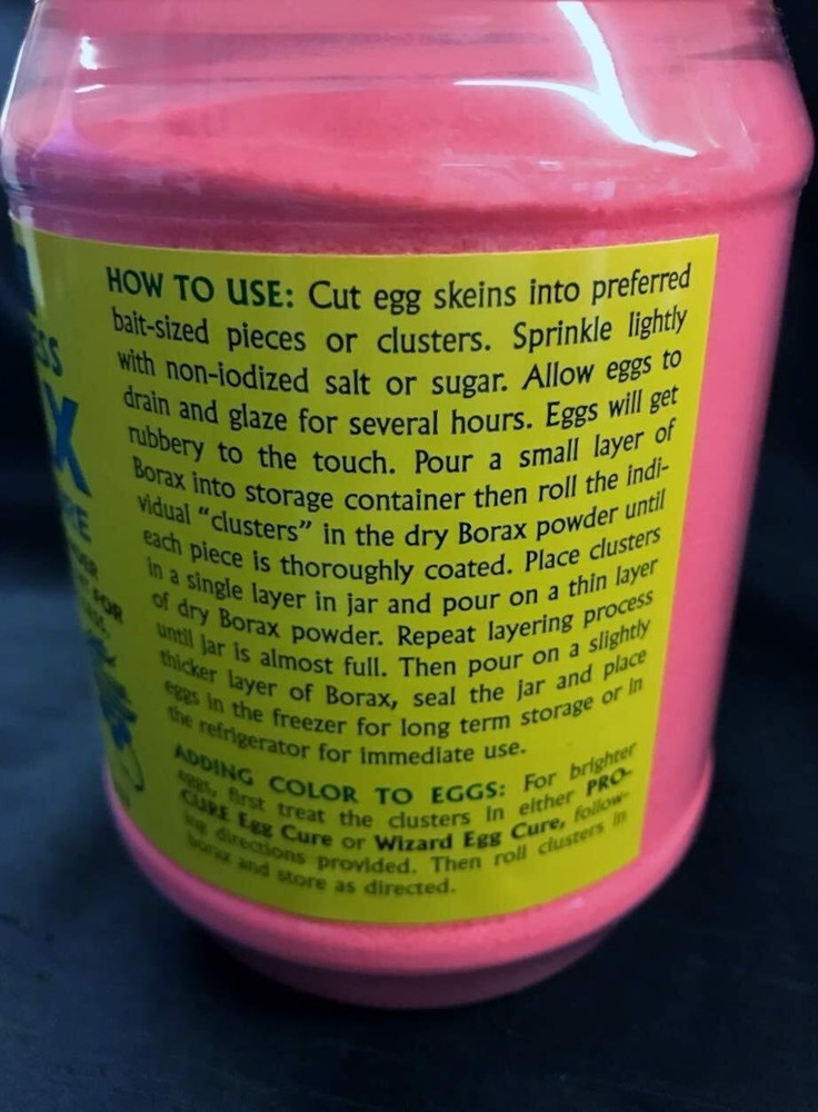 Pro-Cure Borax Egg and Bait Cure, 30 Ounce, Rocket Red