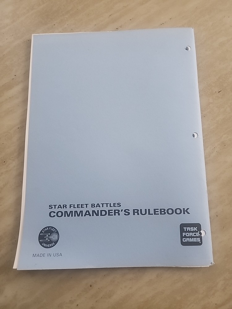 Commander's Rulebook - Star Fleet Battles