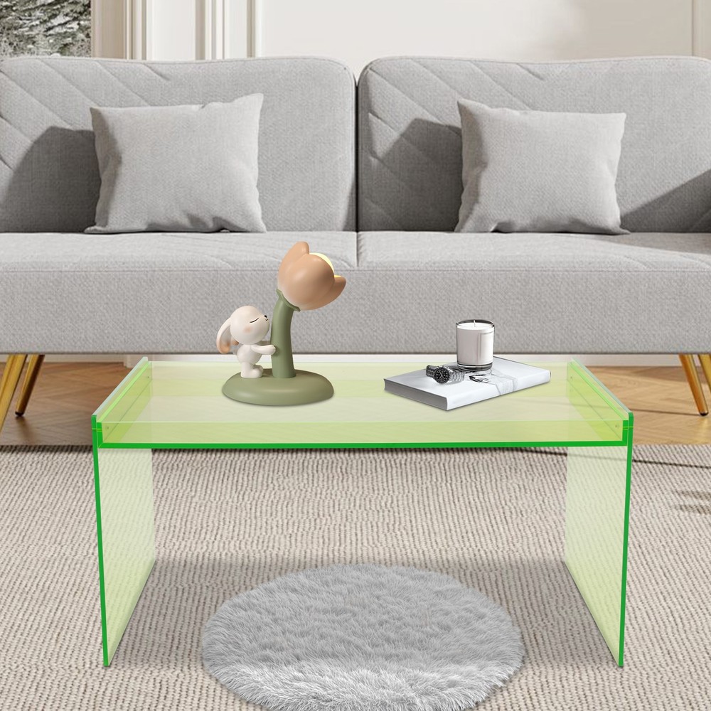 Acrylic Coffee Table, Acrylic Rectangle Coffee Table, Modern Coffee Table