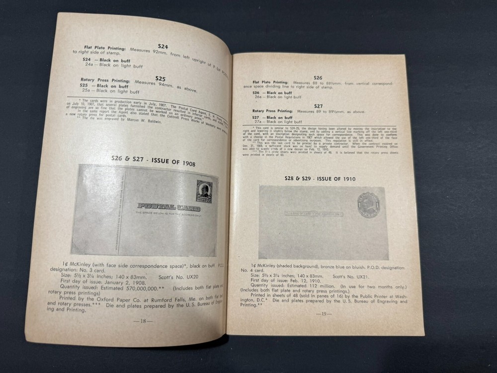 1955 United States Post Card Catalog