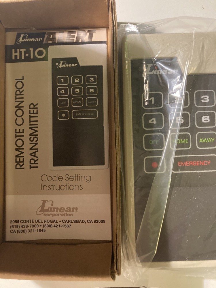 Linear Alert Digital Security HT-10 (HT10) Remote Control Transmitter, New