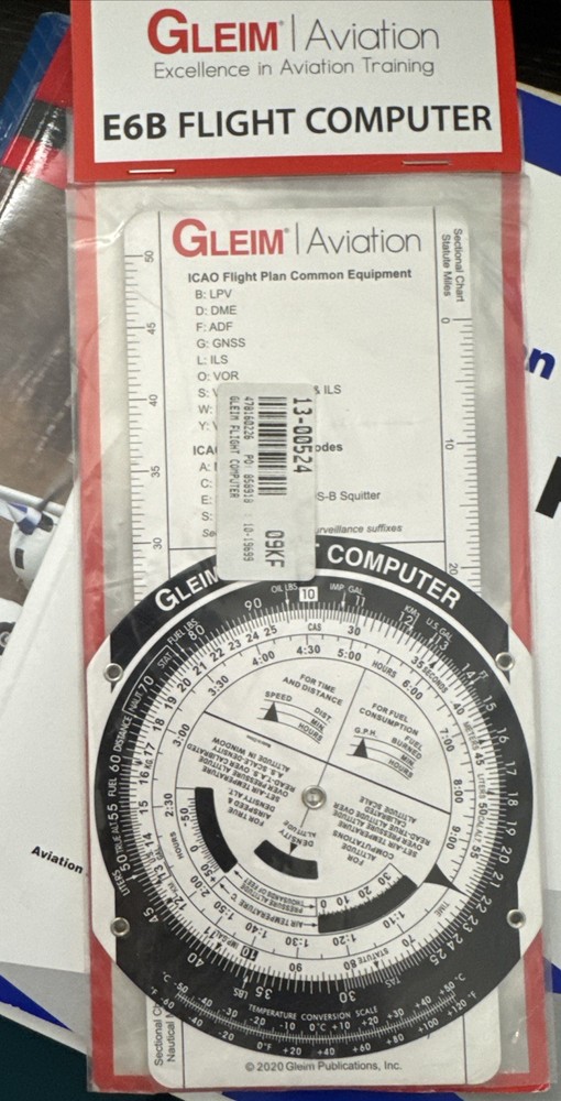 Gleim E6B Flight Planning Computer Free Shipping