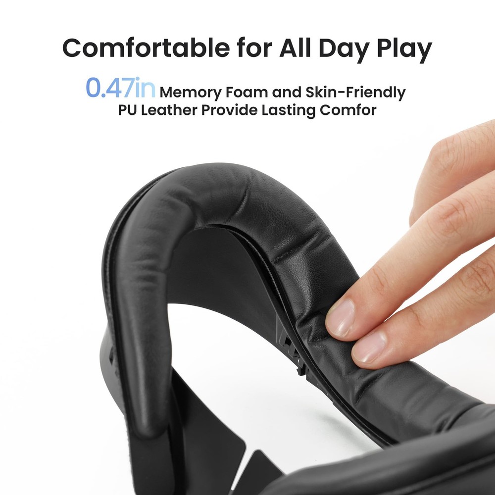 V4 Interface Face Pads for Oculus Quest 3S - Compatible with VR Headsets