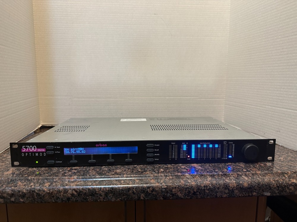 Orban OPTIMOD 5700i FM Broadcast Digital Audio Processor