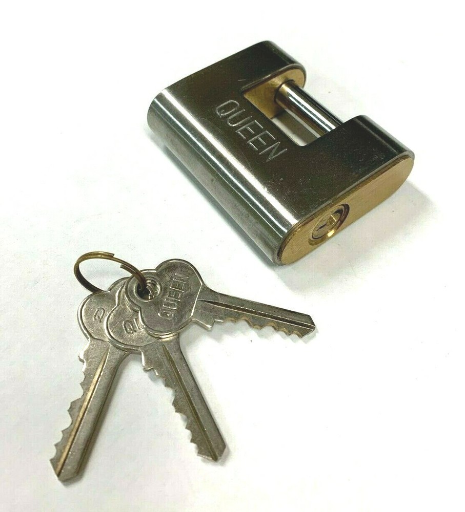 QUEEN 70 mm ( 2-3/4") MONOBLOCK PADLOCK - PROTECTED SHACKLE-KEYED DIFFER 1088A