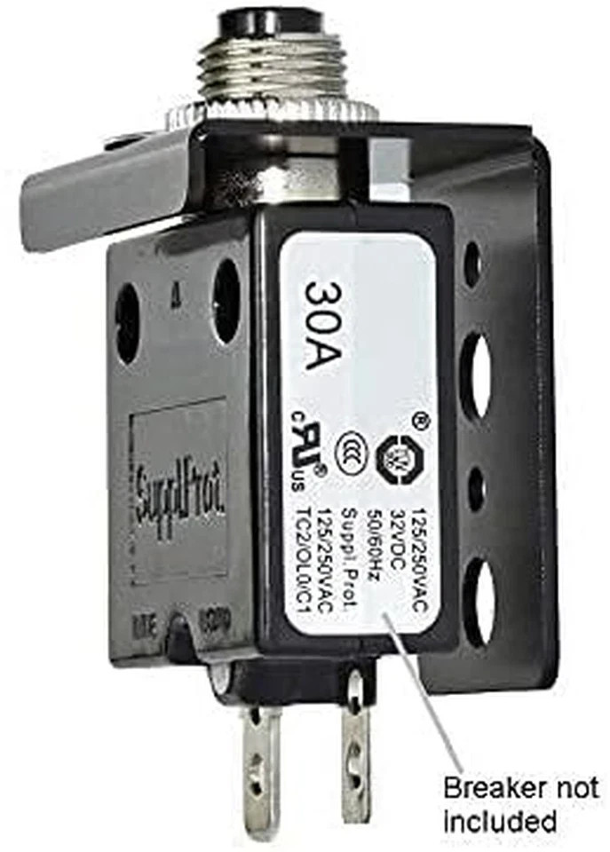 Bracket for Panel Mount Electrical Components like Push Button Circuit Breaker ,