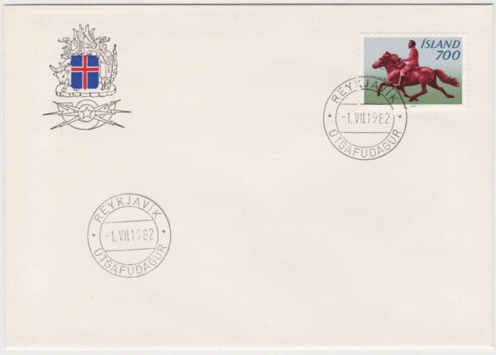 Iceland FDC 1982, Riding
