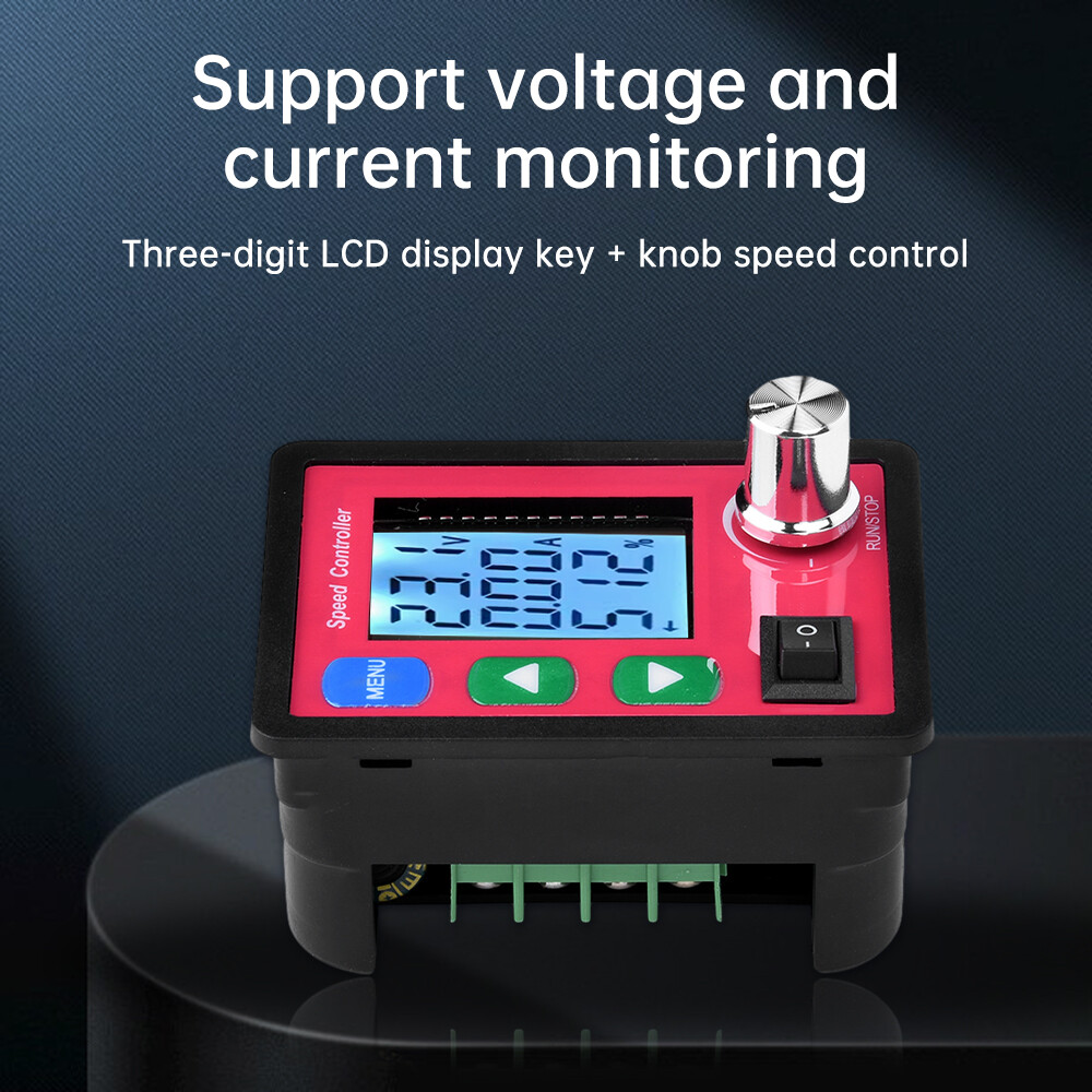 DC6-55V 20A PWM Wireless Remote Intelligent DC Brush Motor Speed Controller