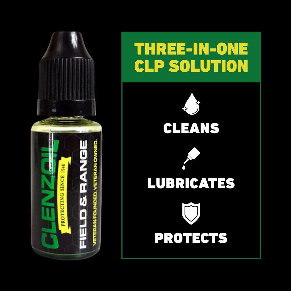 Compact Multi-Caliber Tactical Cleaning Kit with Molle Strap & Brass Brushes