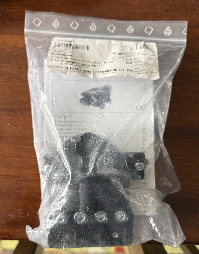 Ottobock Elevating Swivel Unit Multi-Axis 7/8” Wheelchair Arm Trough Mount NEW