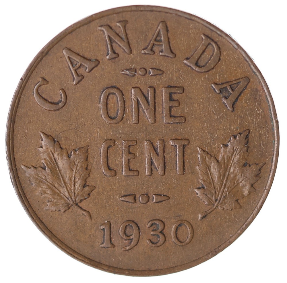 1930 Canada 1 Cent - VF/EF - Lot#13873