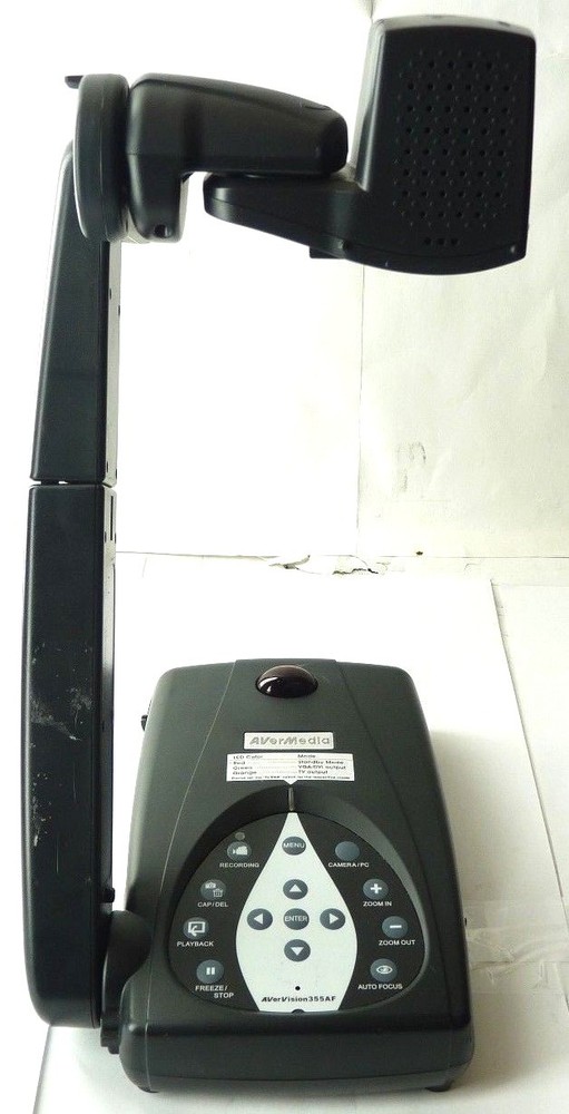 AVERMEDIA AVERVISION 355AF PORTABLE DOCUMENT CAMERA OVERHEAD PROJECTOR AS IS!