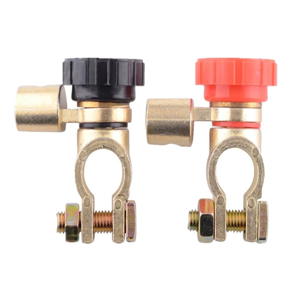 2PCS Car Battery Switch Quick Cut-off Disconnect Master Link Terminal Kill Shut