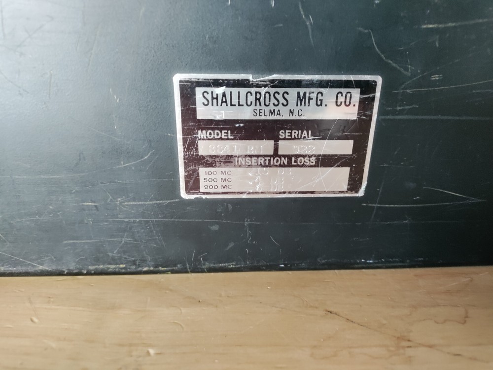 Shallcross RF Attenuator Model 8842 BM