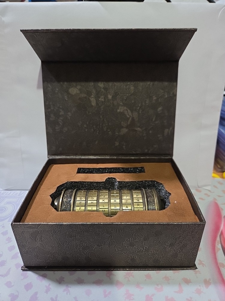 Da Vinci Code Metal Cryptex Lock