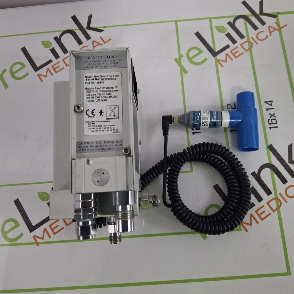 Maxtec, Inc. MAXBlend Low Flow Air/Oxygen Blender