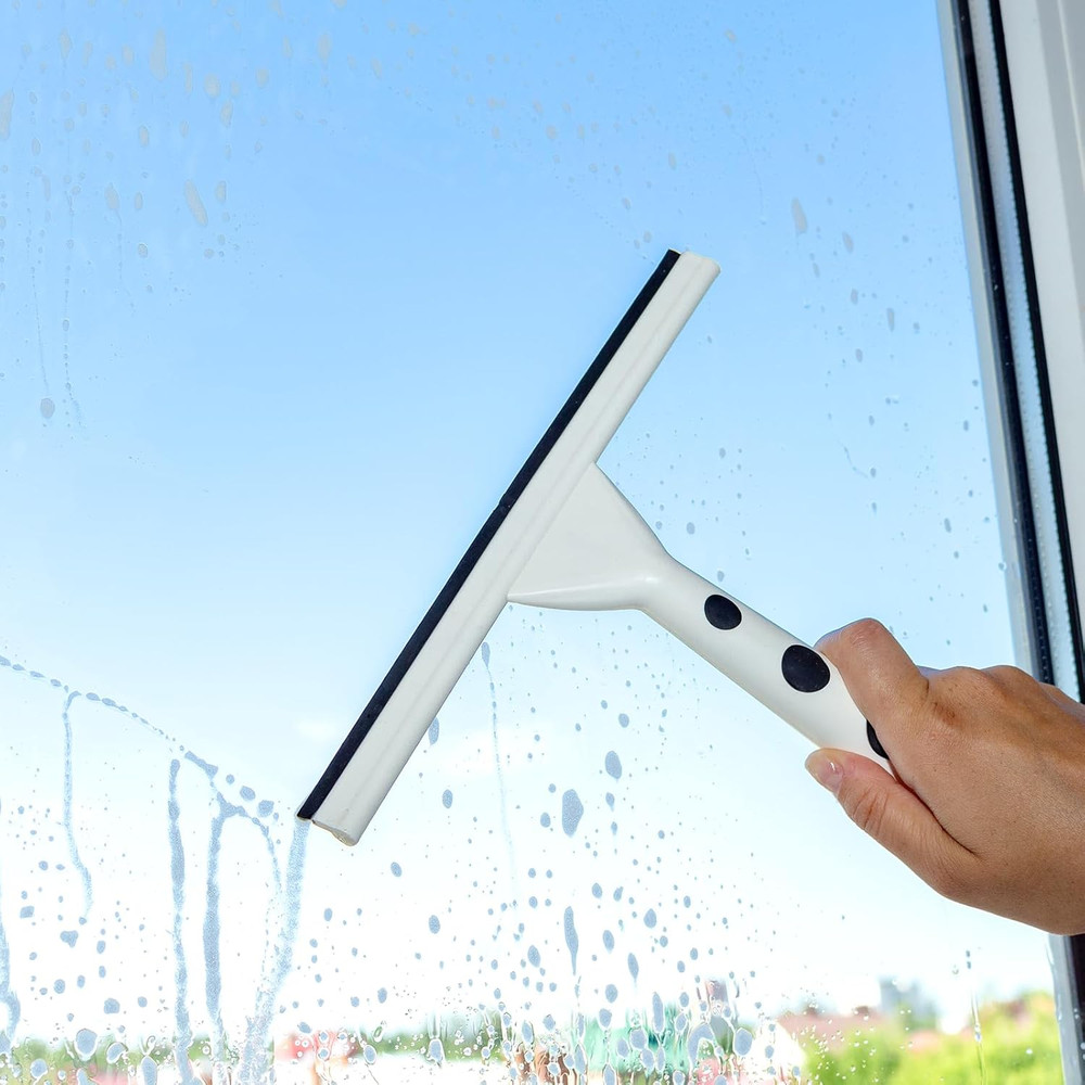 Black Squeegee Replacement Blades, 41In/Roll Silicone Window Rubber Squeegee Ref