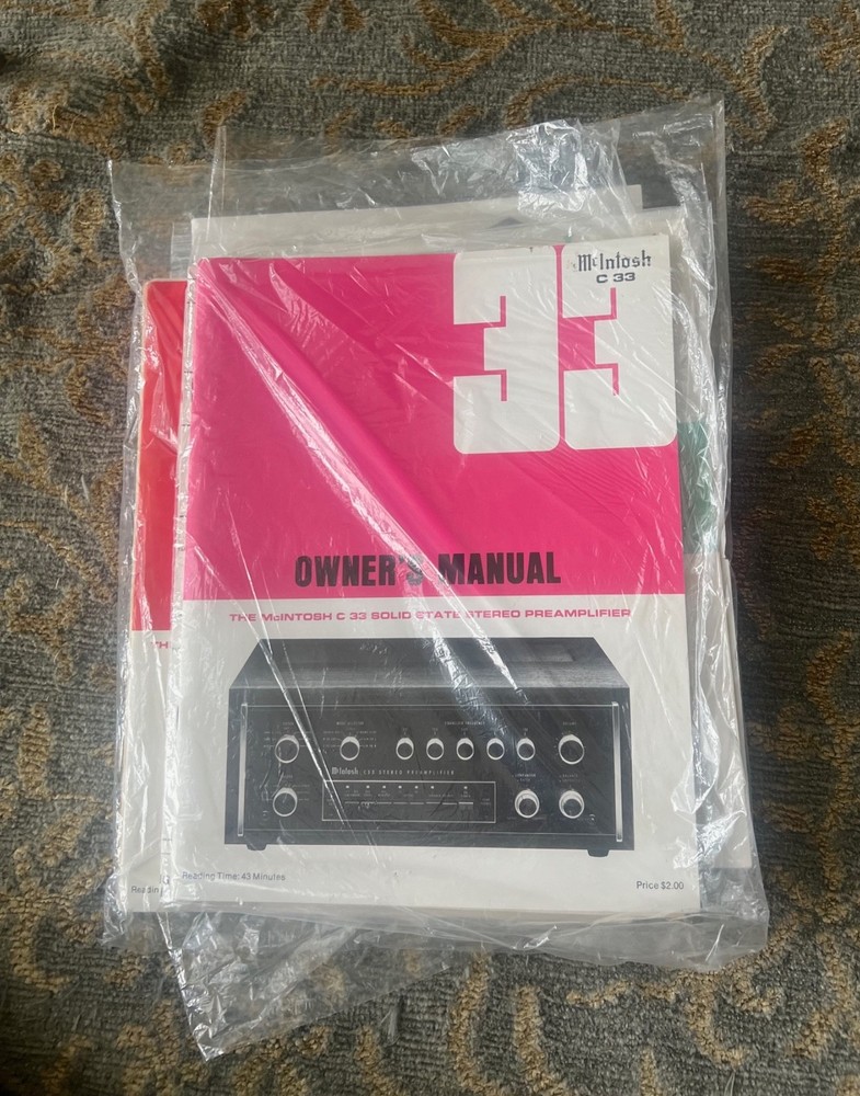McIntosh C33 Solid-State Stereo Preamplifier - Vintage