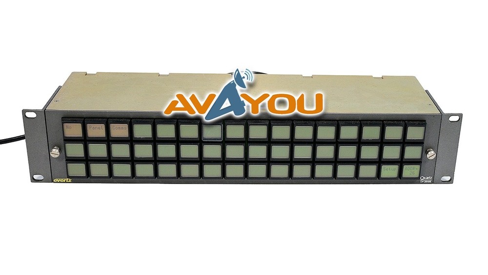 Evertz CP-2048E 2RU 48-Button Remote Router Control Panel 2RU