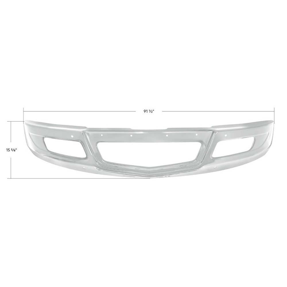 International MV Chrome Bumper
