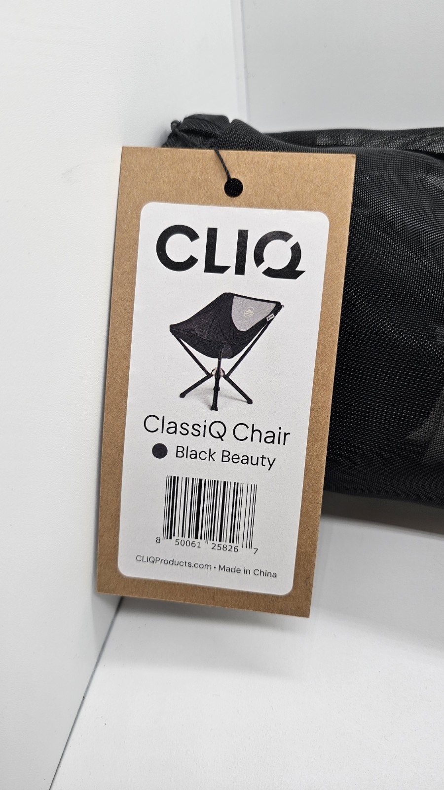 CLIQ ClassiQ Camping Chair, Black Beauty