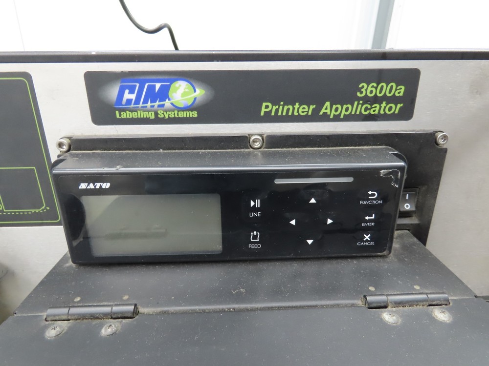 CTM 3600A-S84-EX High Speed Label Applicator SATO Thermal Printer 5" Width