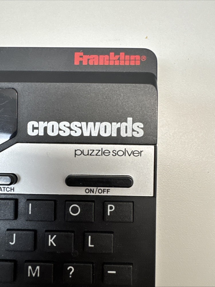 Franklin Electronics Crossword Puzzle Solver CW-50 Tested Working
