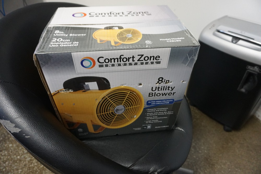 Comfort Zone 8 Inch Utility Blower CZBU80