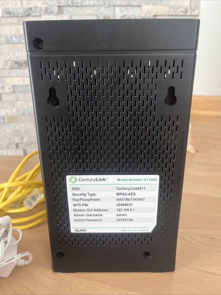 Century Link Modem / Wifi Router & Cables