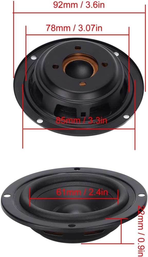 Cuifati Woofer Diaphragm,DIY Diaphragm Subwoofer Passive default