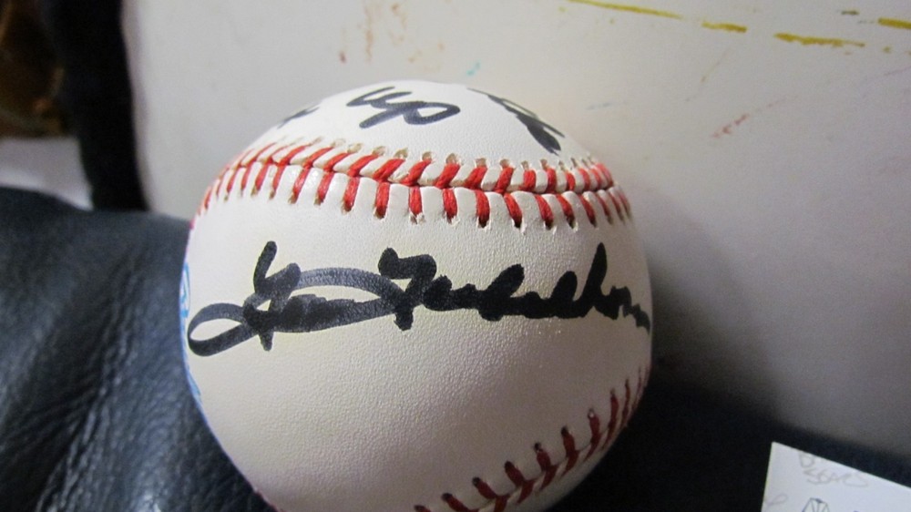 Tom Trebelhorn signed baseball JSA Certified