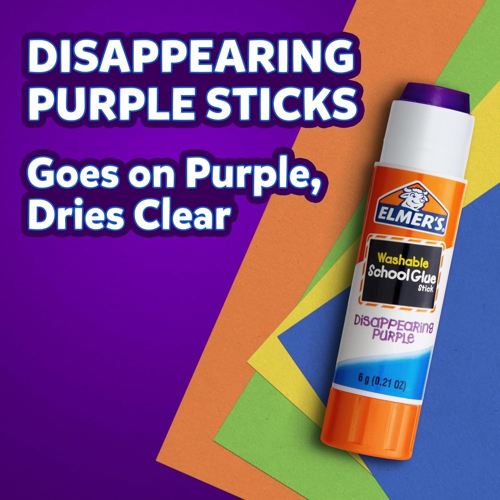Purple School Glue Sticks
