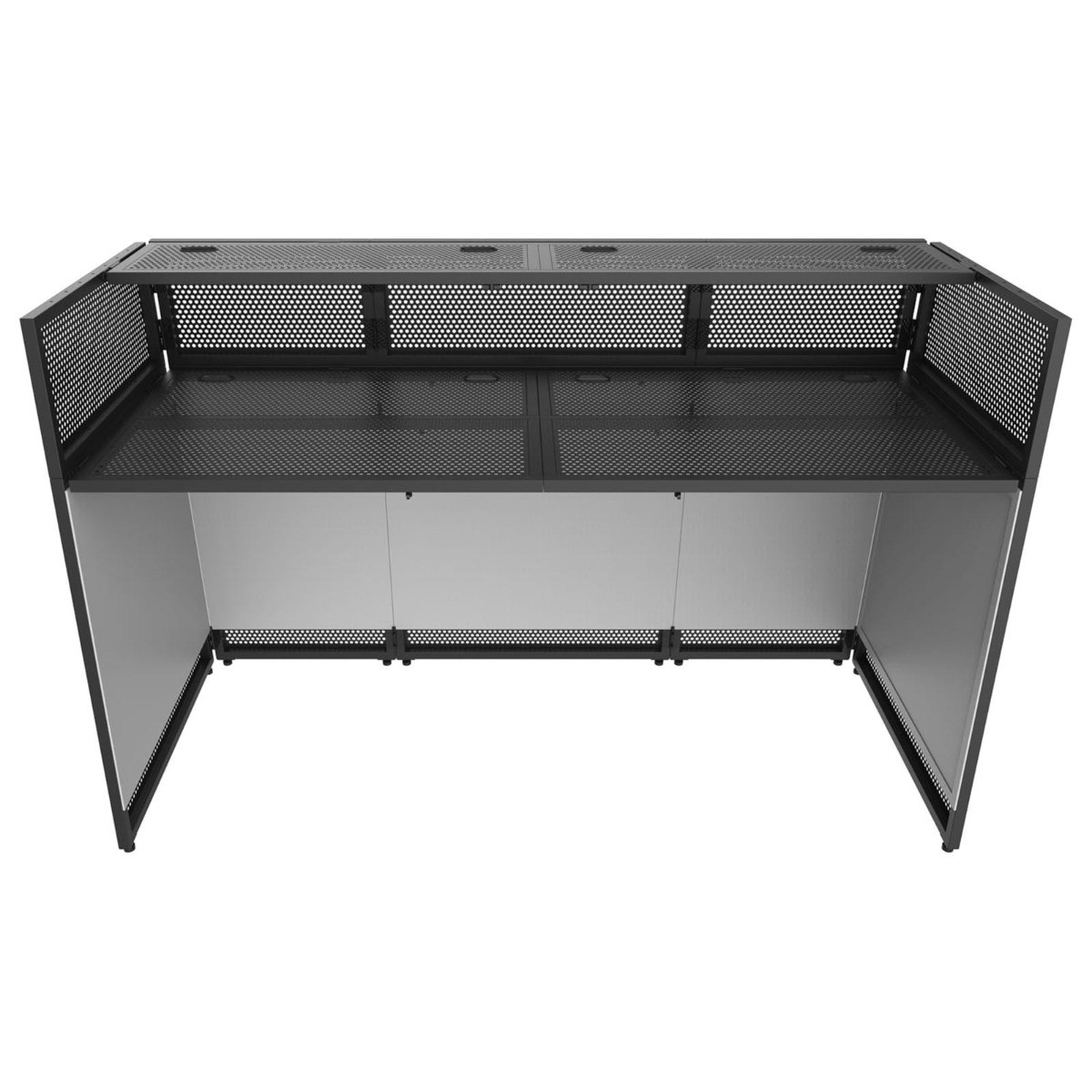 Odyssey DJBOOTHM78 70" Wide Surface TV Mountable DJ Battle Booth Facade