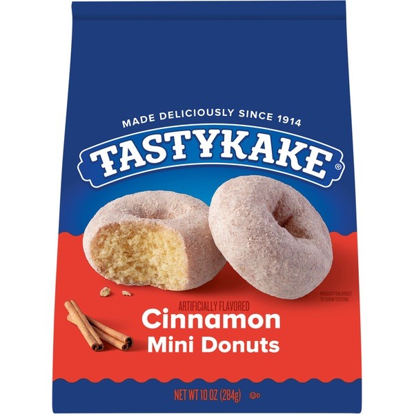 NIB Tastykake Cinnamon Mini Donuts Bag - Quick Same Day Ship!