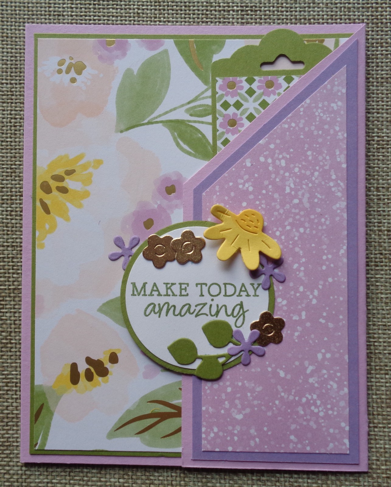 Stampin Up! Card Kit & Bookmark LOVELY & BEAUTIFUL DSP Sweet MAKE TODAY AMAZING