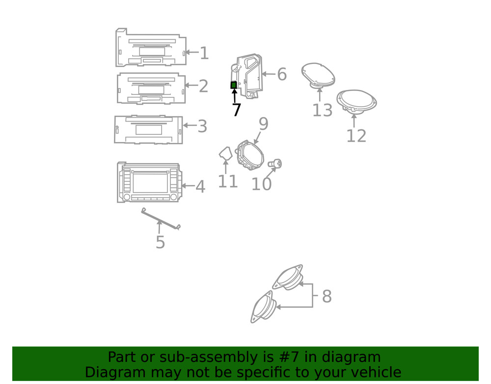 Genuine Mopar Amplifier Bracket 05081027AC