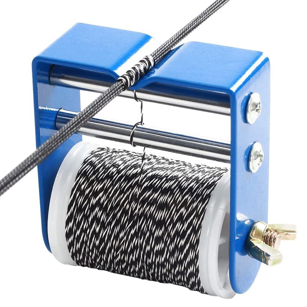 SOPOGER Archery Bowstring Serving Thread Jig 131 yard/120m Black-White