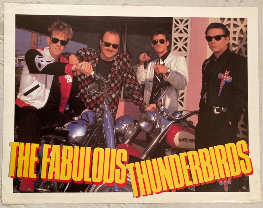 The Fabulous Thunderbirds Large Poster Jimmie Vaughan B