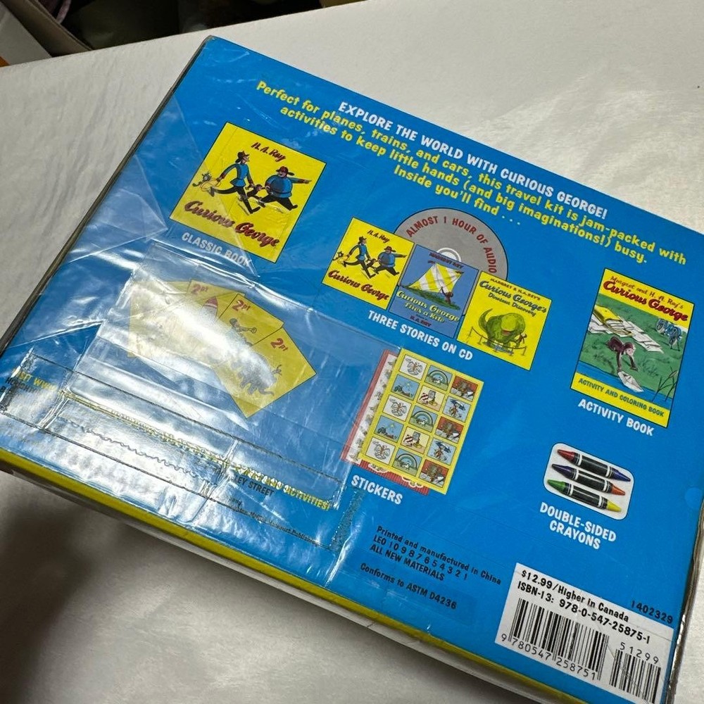 New Curious George Travel Activity Kit