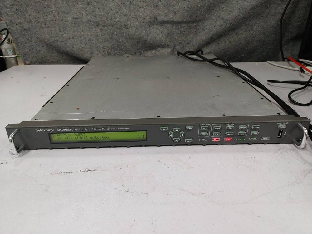 Tektronix spg8000A Master Sync/Clock GPS HD SDI Multi Format Reference Generator