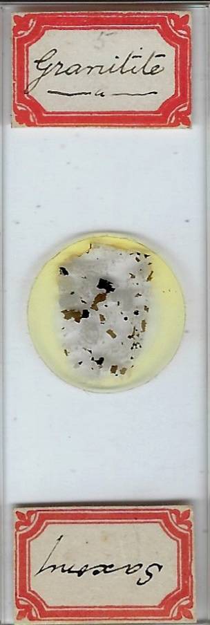 Granitite from Saxony Petrographic Microscope Slide