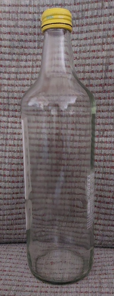 WKD Blue Empty Glass Bottle