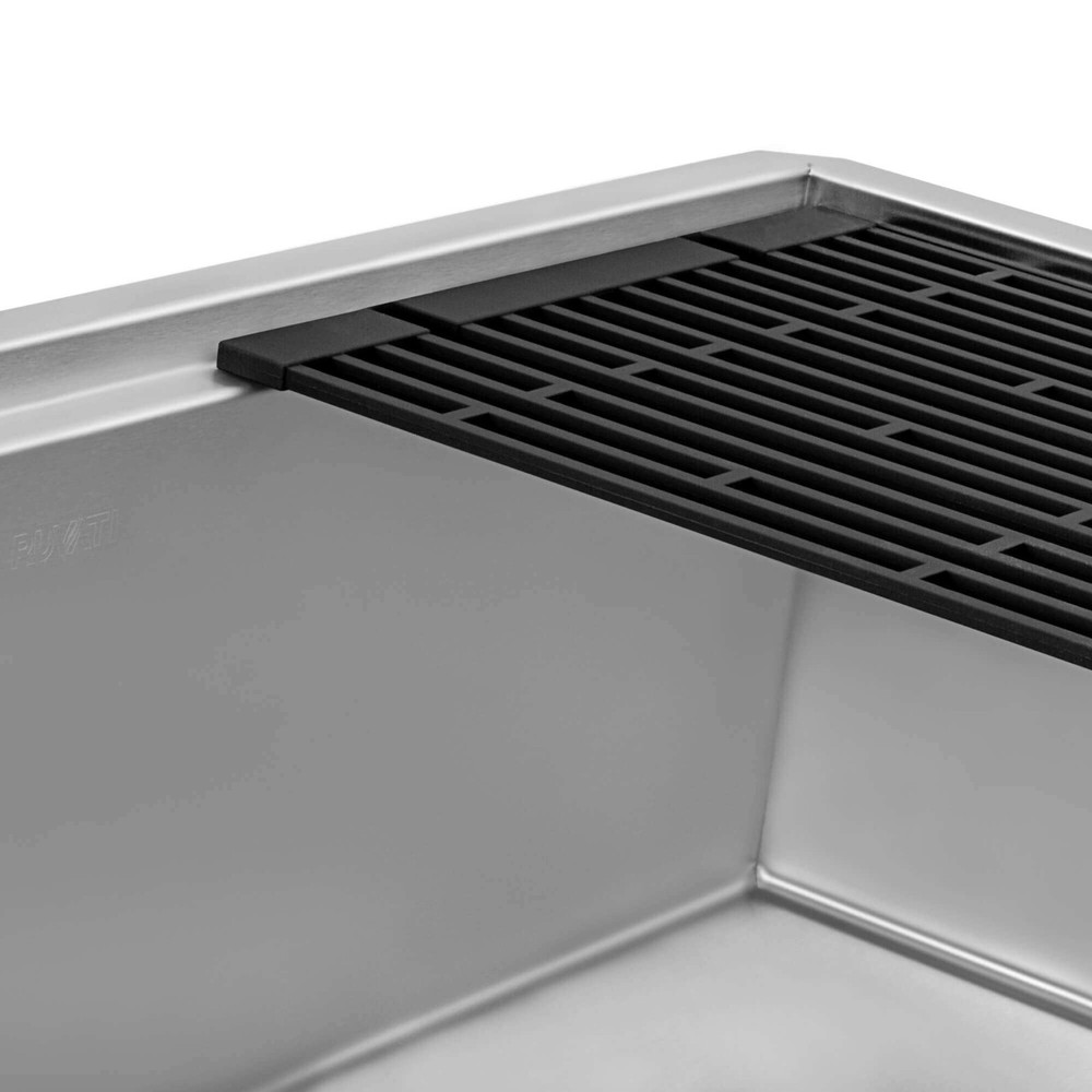 Ruvati 27" Workstation Slope Bottom Offset Drain Undermount – RVH8573