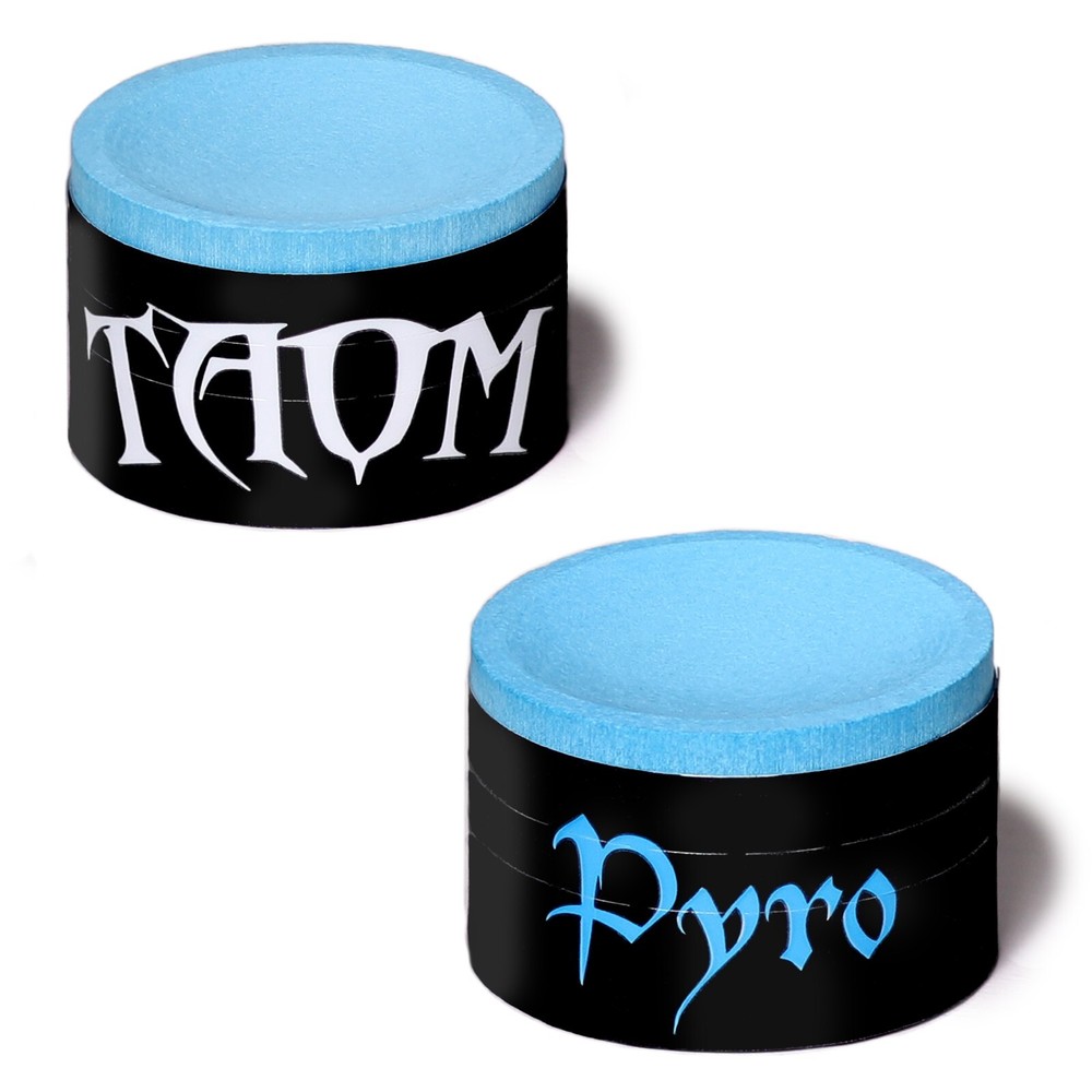 Taom Pyro Billiard Pool Cue Premium Chalk Blue