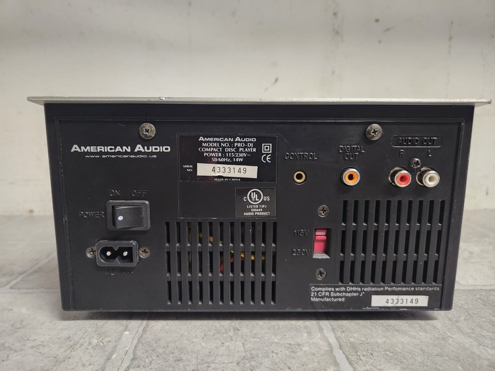 American Audio PRO-DJ Compact Disc Changer