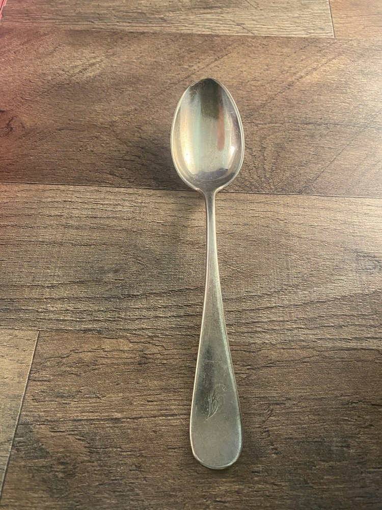 Gorham Co Silverplated Teaspoon Monogrammed Unknown Pattern Plain
